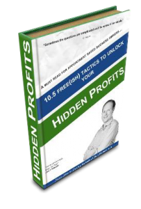 hidden profits book cover 3D transparent